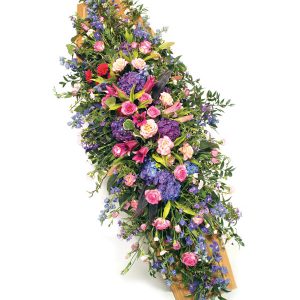 Pink and Mauve Casket Spray