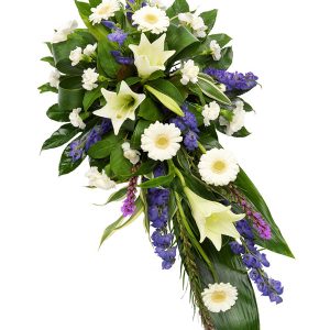 Purple and White Single Ended Spray