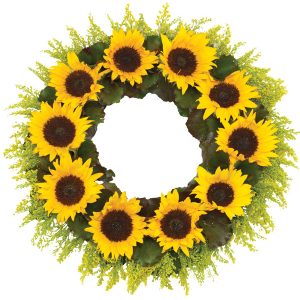 Sunflower Wreath