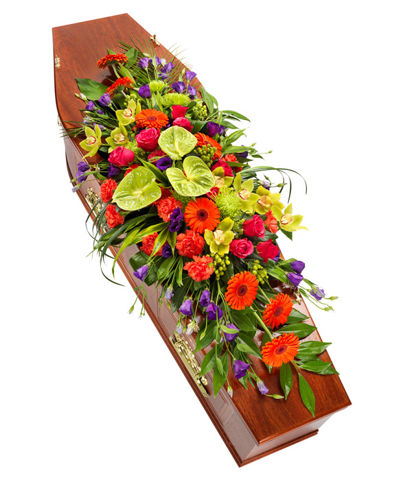 Vibrant Casket Spray